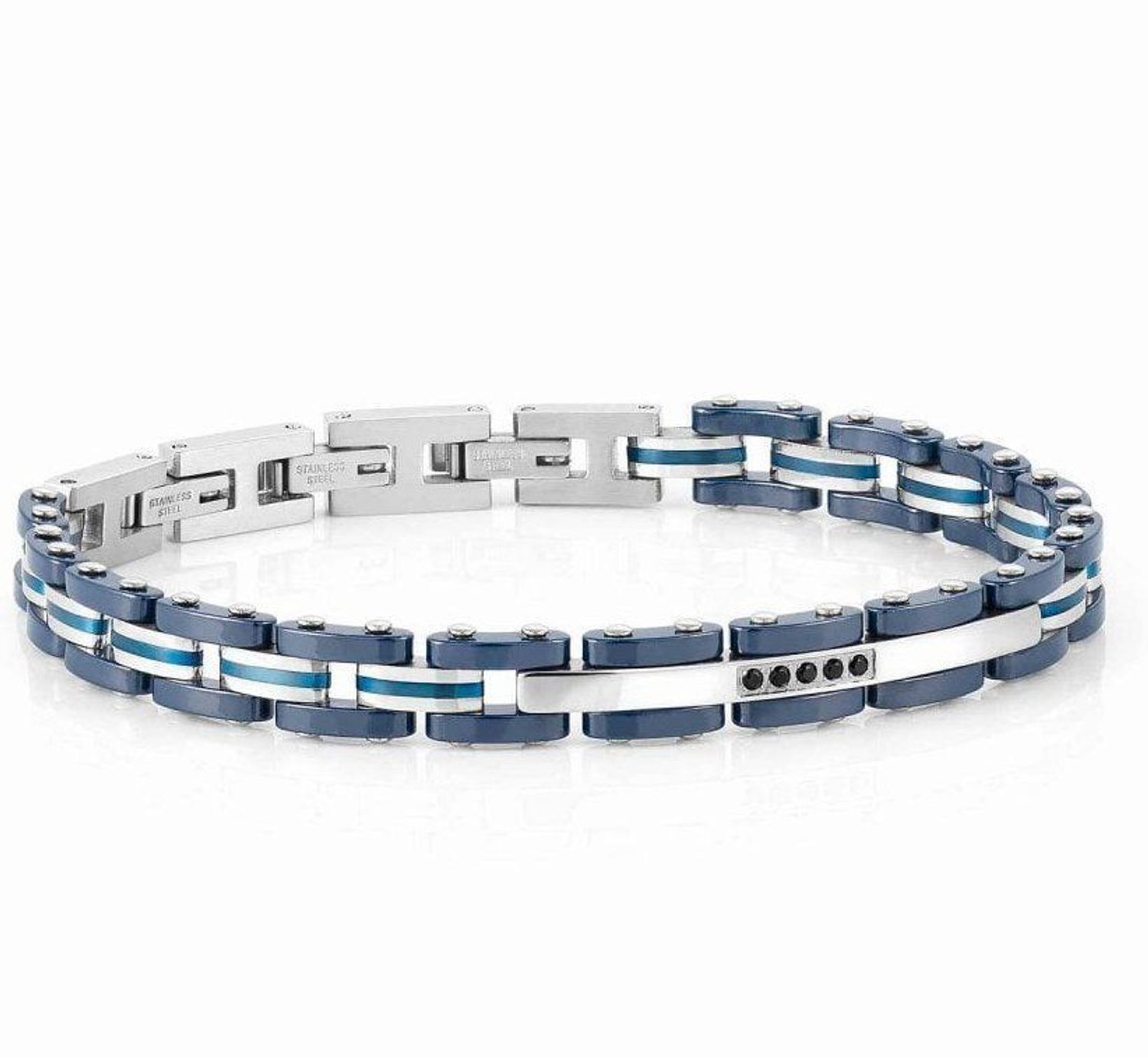 Bransoletka męska granatowa Nomination 028302 007  ✓ Bransoletki męskie Nomination w.jpg